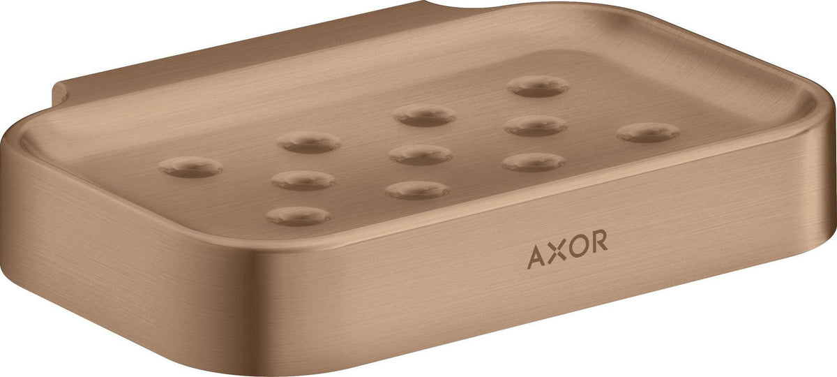 AXOR Universal Circular Seifenschale mattweiß – Wandmontage mit verdeckter Befestigung