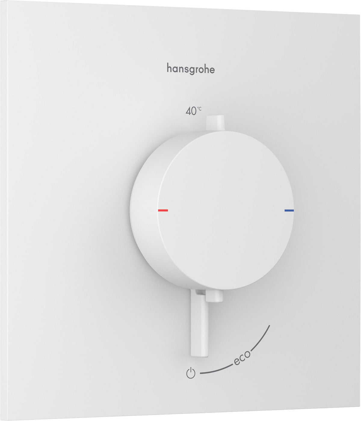 HANSGROHE Ecostat Comfort E Thermostat Unterputz Fertigset für 1 Verbraucher – Temperatur- und Volumensteuerung