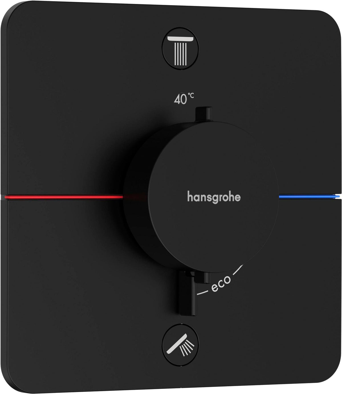 HANSGROHE ShowerSelect Comfort Q Thermostat Fertigmontageset UP Chrom – 2 Verbraucher, Select-Tasten
