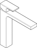 Hansgrohe VERNIS Shape 190 Einhebel-Waschtischmischer mit Zugstangen-Ablaufgarnitur, Chrom