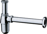 Hansgrohe Tassensiphon Standardmodell Chrom – Flaschensiphon DN 32, Messing verchromt, verstellbar 35–95 mm