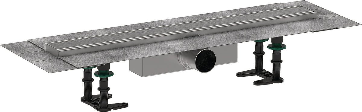 HANSGROHE RainDrain Compact Duschrinne 1200 mm Edelstahl Komplettset