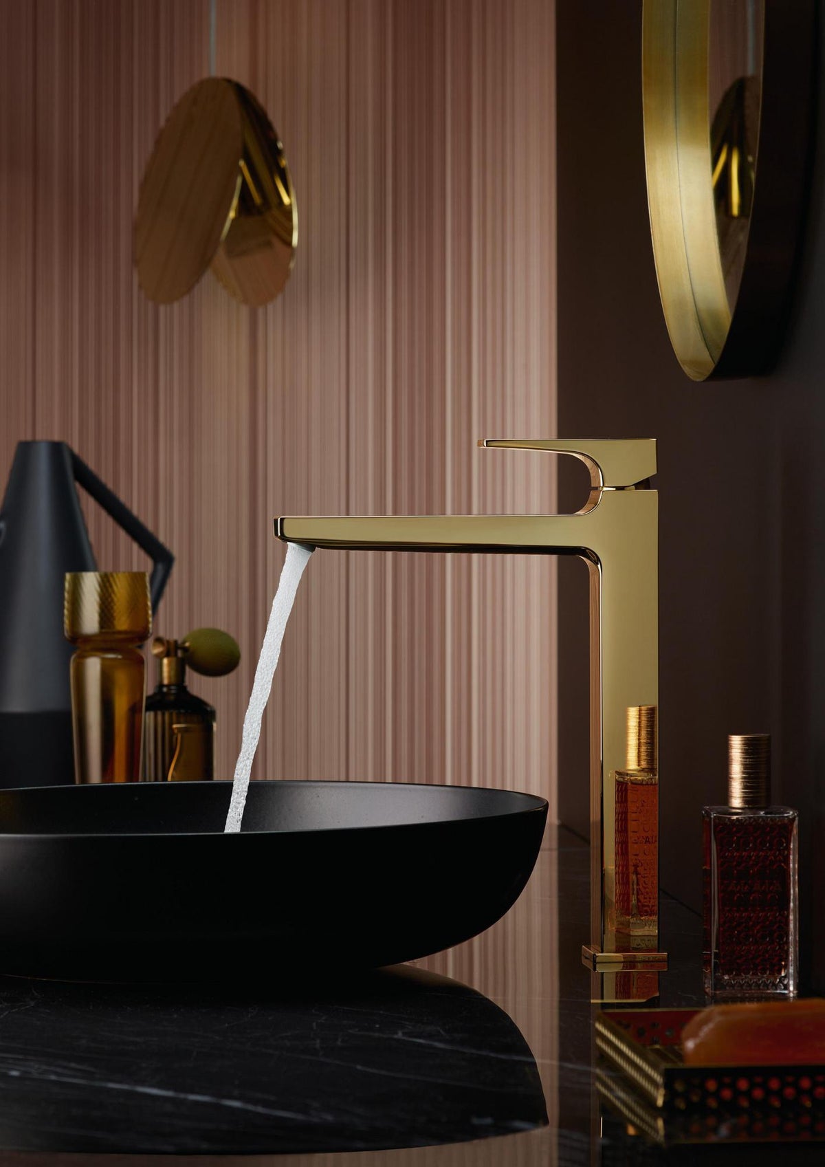 HANSGROHE Metropol Einhebel-Waschtischmischer 260 mit Push-Open Ablaufgarnitur, chrom