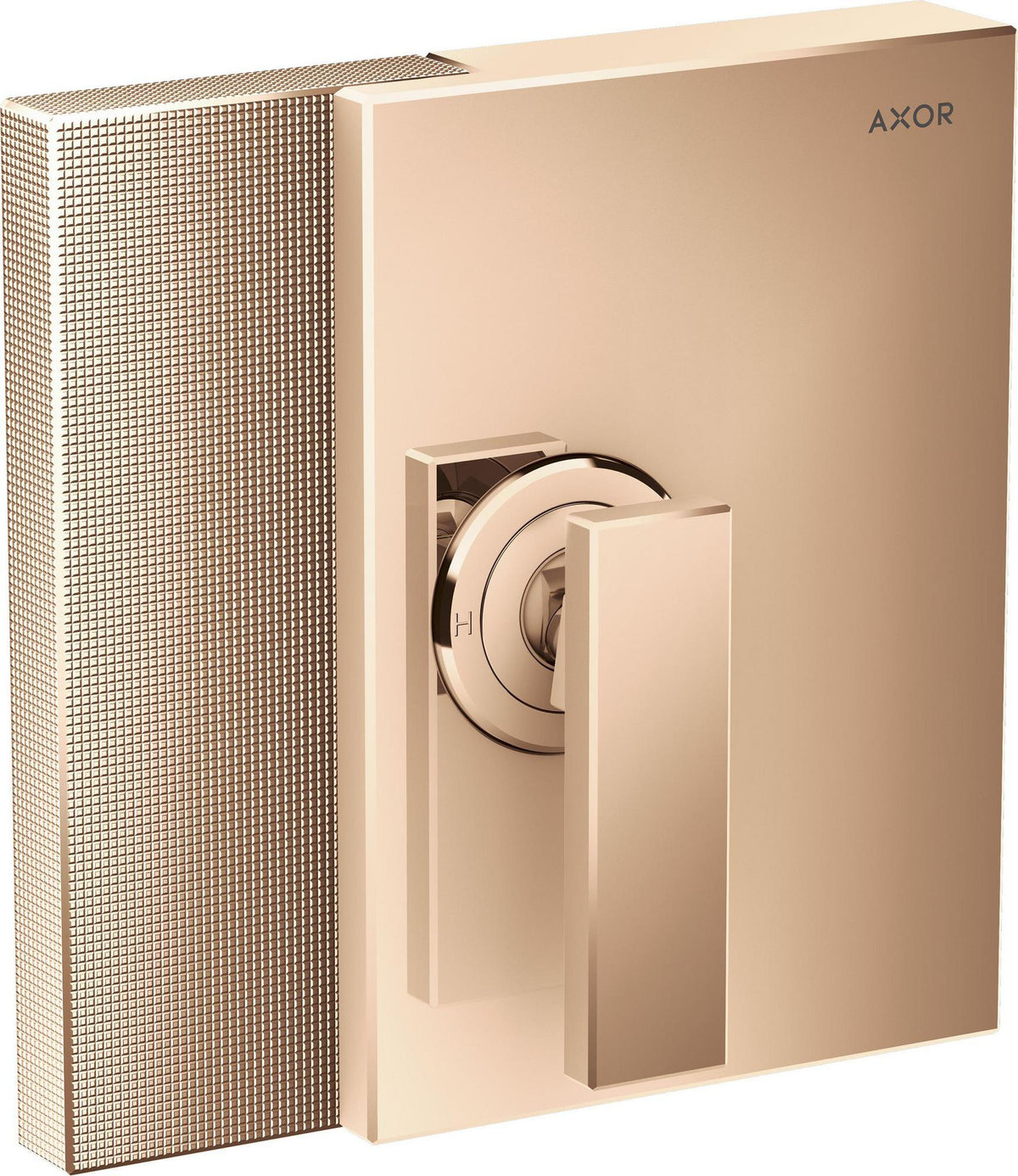 AXOR Edge Fertigmontageset Unterputz Brausenmischer Chrom – Thermostatisch, 1 Verbraucher