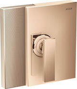 AXOR Edge Fertigmontageset Unterputz Brausenmischer Chrom – Thermostatisch, 1 Verbraucher