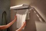 HANSGROHE AddStoris Handtuchablage mit Handtuchhalter 648 mm Chrom – Wandmontage