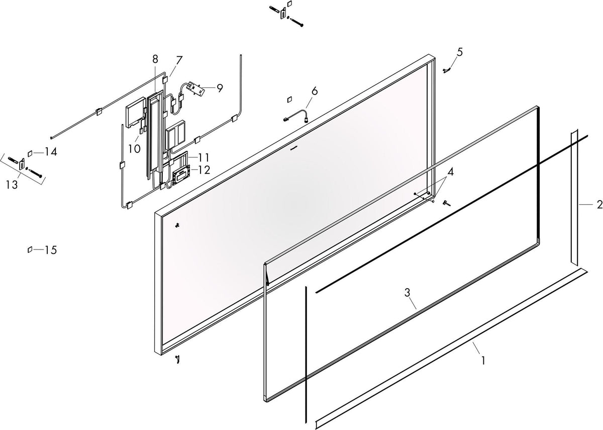 HANSGROHE Spiegel Xarita E mit LED-Beleuchtung und IR-Sensor, mattweiß, 1200 x 700 mm