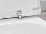 HANSGROHE WC-Sitz EluPura Q weiß mit SoftClose und QuickRelease – Montage von oben