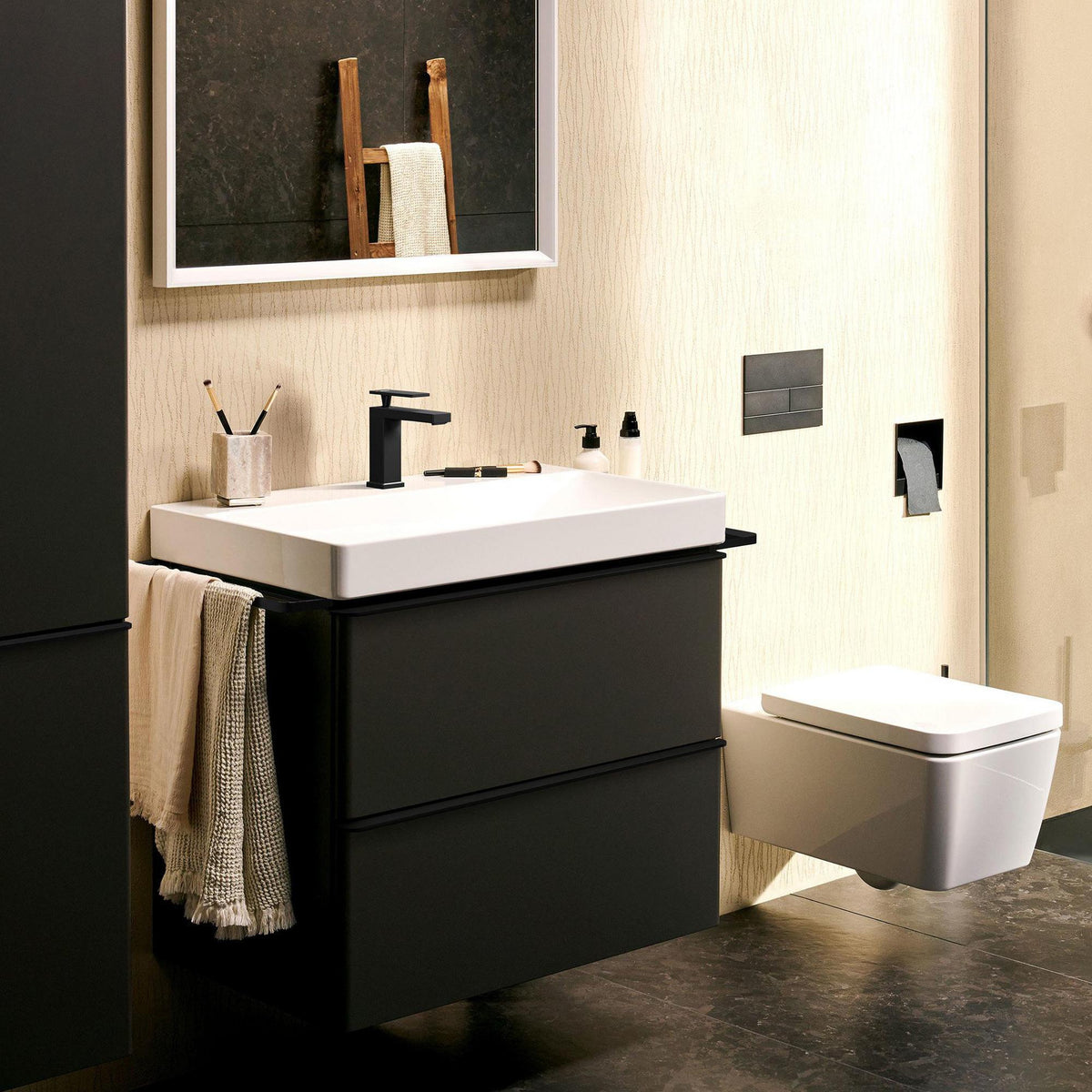 Hansgrohe Tecturis E Einhebel-Waschtischmischer 110 CoolStart Chrom mit Ablaufgarnitur