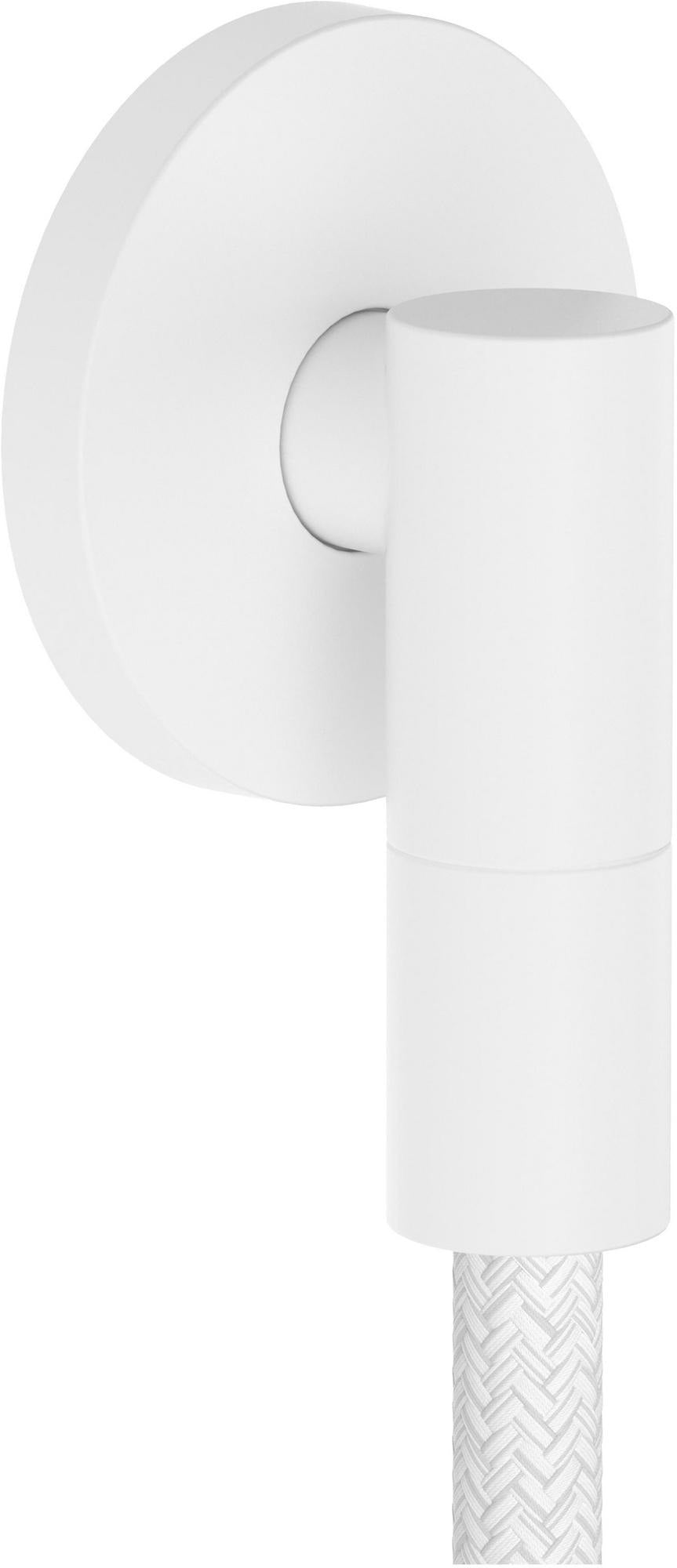 Hansgrohe FixFit Fine S Wandanschluss mit Rückflussverhinderer, 1/2 Zoll, schwarz