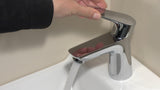 HANSGROHE Talis E Einhebel-Waschtischmischer DN 15 mit Zugstangen-Ablaufgarnitur, chrom