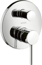 AXOR Starck UP Einhebel-Wannenmischer mit Umsteller, chrom, Wandmontage