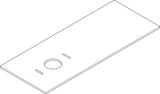 HANSGROHE Xilesa E Konsole 1375 mm Eiche mit Ausschnitt links für Aufsatzwaschtisch