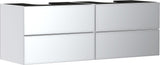 HANSGROHE Waschtischunterschrank Xevolos E 1570 mm mattweiß/eiche dunkel mit PushOpen und SoftClose