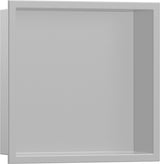 HANSGROHE XtraStoris Original Wandnische 300x300x70mm mattweiß mit Rahmen – für Nassbau & Trockenbau