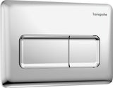 Hansgrohe iFrame Original Q Betätigungsplatte mit 2-Mengen-Spülung in Chrom