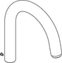 HANSGROHE HG Auslauf mit Schraube chrom – Ersatzteil für Waschtisch & Bad