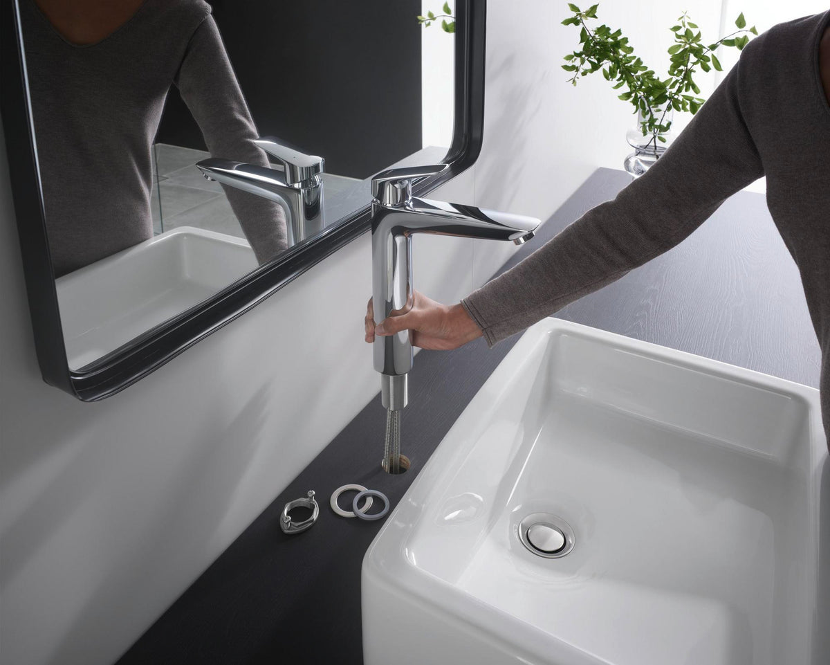 HANSGROHE Logis Einhebel-Waschtischmischer 190 DN 15 mit Zugstangen-Ablaufgarnitur chrom