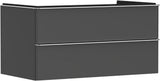 HANSGROHE Xelu Q Waschtischunterschrank 980 mm weiß hochglanz mit SoftClose und Inneneinteilung
