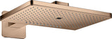 AXOR ShowerSolutions Kopfbrause 460/300 3jet Chrom – Rechteckige Regendusche mit 3 Strahlarten