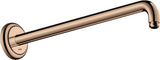 AXOR Montreux Brausearm 389 mm Chrom – Wandmontage mit Rosette