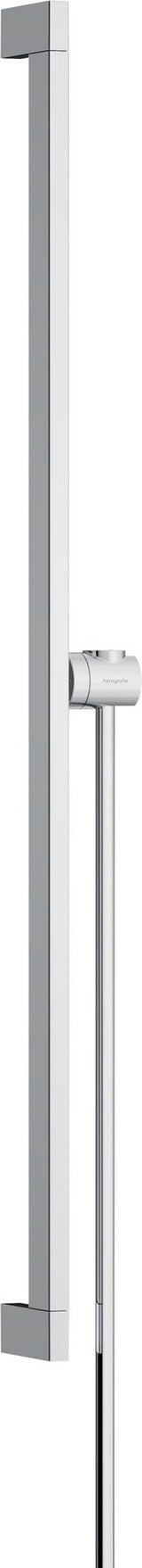HANSGROHE Unica Brausestange 900 mm mit Brauseschlauch 1600 mm Chrom – schwenkbar, verdeckte Montage