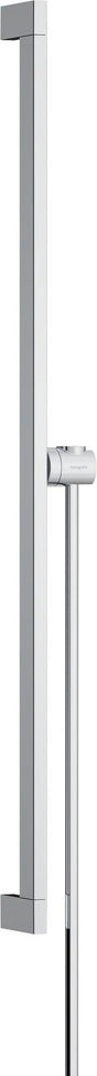 HANSGROHE Unica Brausestange 900 mm mit Brauseschlauch 1600 mm Chrom – schwenkbar, verdeckte Montage