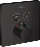 HANSGROHE ShowerSelect UP Thermostat für 2 Verbraucher – Chrom, Select-Button, thermostatische Regelung