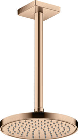 AXOR Decken-Anschlussstück 300 mm DN 15 eckig brushed brass