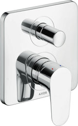 AXOR CITTERIO M UP Einhebel-Wannenmischer – Wandmontage, Chrom, mit Umsteller