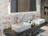 HANSGROHE AddStoris Glashalter Wandmontage Chrom – Mattglas Zahnputzbecher-Halter mit verdeckter Befestigung