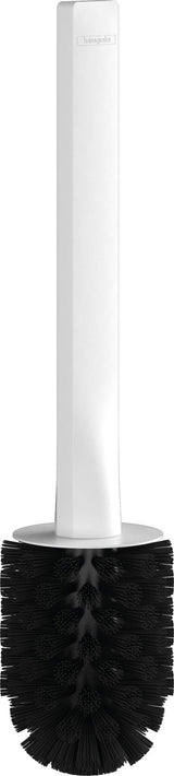 Hansgrohe WallStoris Toilettenbürstengarnitur mattschwarz – Wandmontage zum Kleben oder Bohren