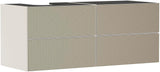 HANSGROHE Xevolos E Waschtischunterschrank 1370 mm mattweiß/eiche dunkel, grifflos