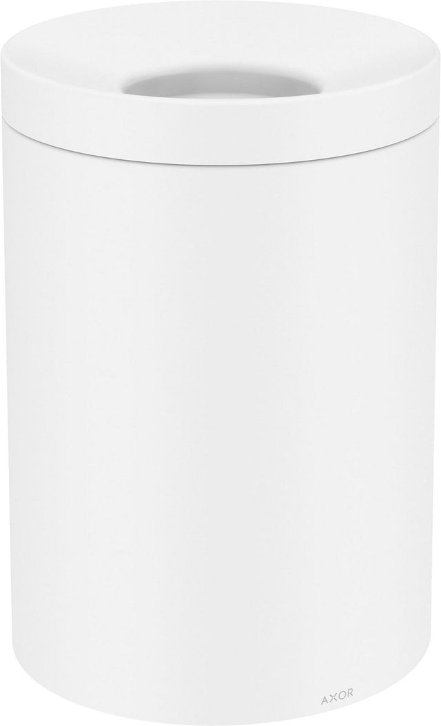 AXOR Universal Circular Abfalleimer mattweiß – freistehend, 5 l, mit Einsatz