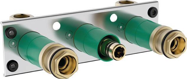 Hansgrohe Grundkörper ShowerTablet 600 für 2 Verbraucher – thermostatische Einbaukörper