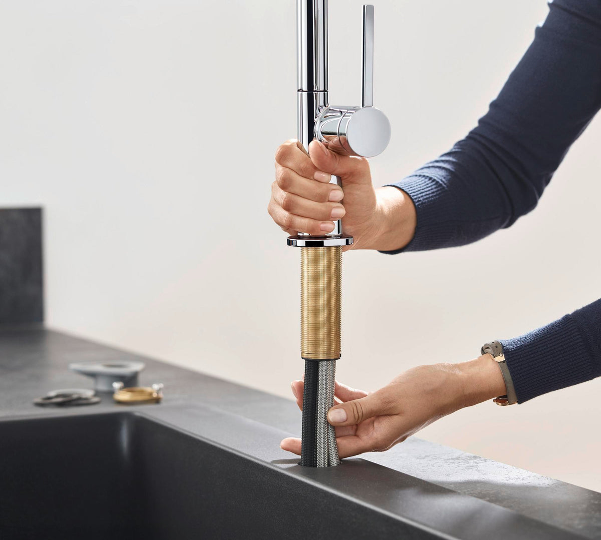 HANSGROHE Talis M54 210 Spültischmischer mit Ausziehbrause und sBox in Chrom