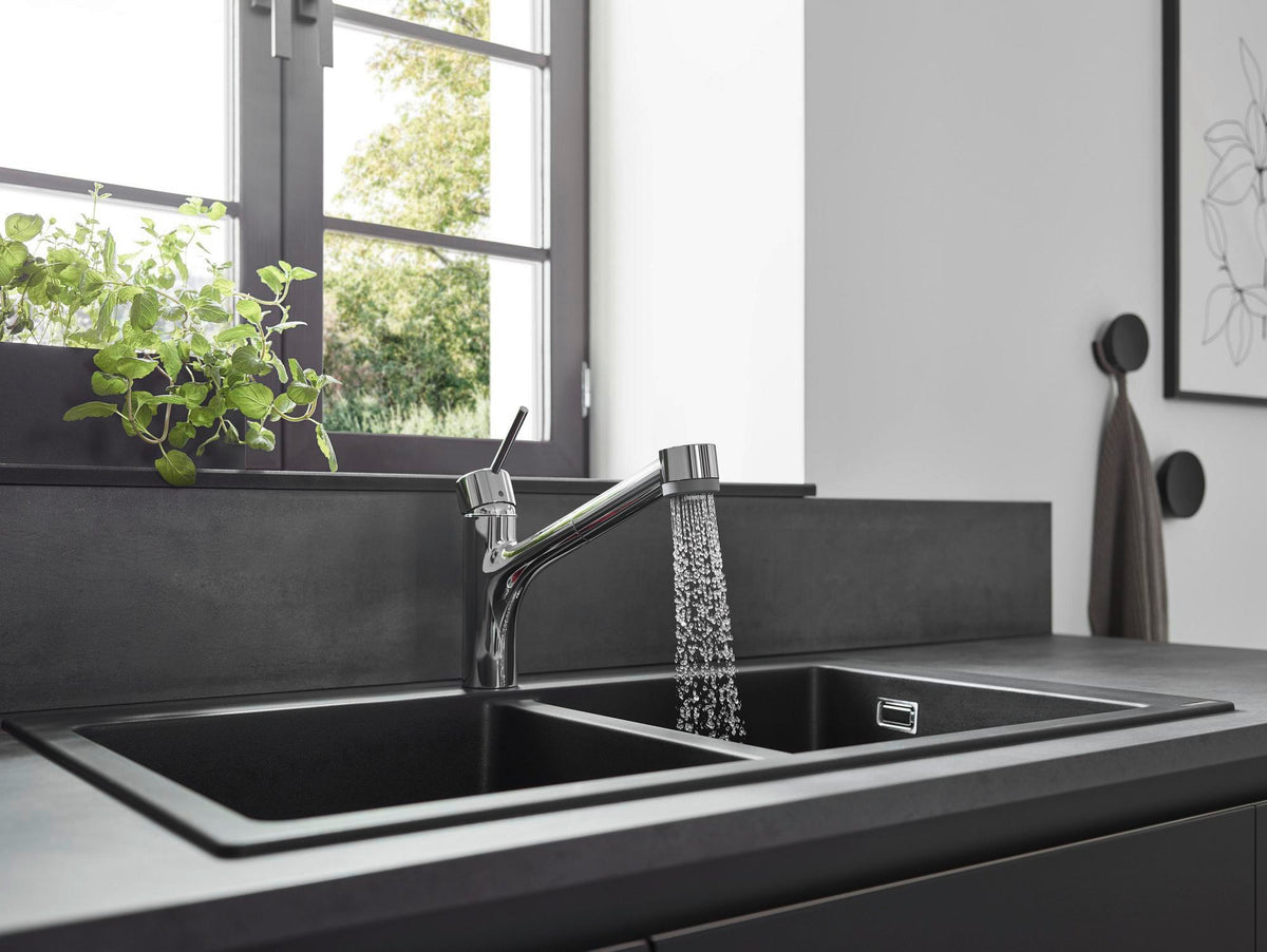 HANSGROHE Talis S Einhebel-Küchenmischer 170 mit sBox und Ausziehbrause in Chrom