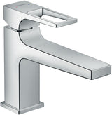 HANSGROHE Metropol 100 Einhebel-Waschtischmischer DN 15 mit Push-Open Ablaufgarnitur, chrom
