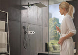 HANSGROHE RainSelect Fertigmontageset Thermostat mit Brausehalter für 4 Verbraucher, Chrom
