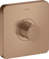 AXOR ShowerSelect Soft Thermostatbatterie Highflow Unterputz Chrom – quadratisch, 1 Verbraucher