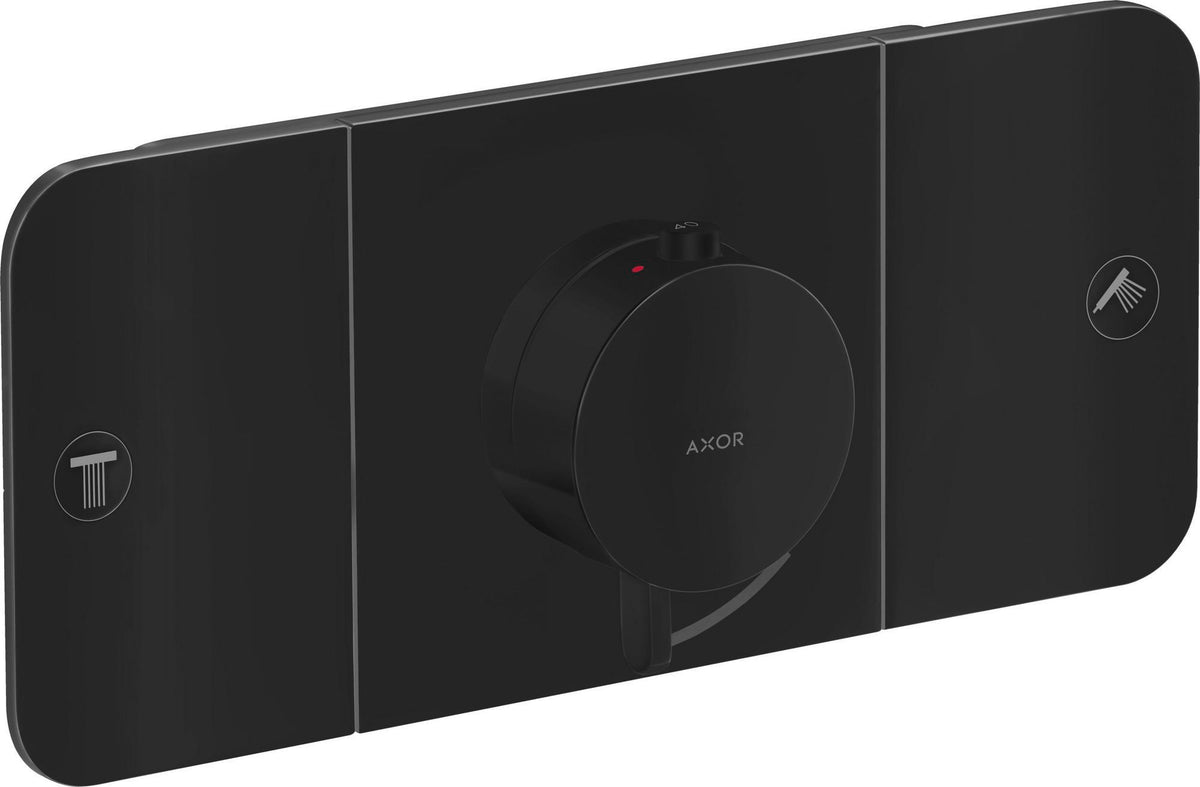 AXOR One Thermostatmodul für 2 Verbraucher mit Select-Tasten und Eco-Funktion – Chrom
