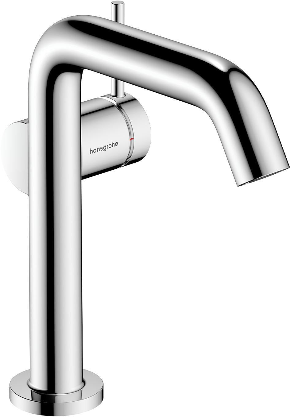 Hansgrohe Tecturis S Fine ComfortZone 150 Einhebel-Waschtischmischer mit Push-Open-Ablaufgarnitur, chrom