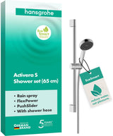 HANSGROHE Activera S 95 Brauseset mit Brausestange Typ 65 Chrom – 1Jet EcoSmart
