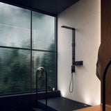 AXOR ShowerComposition Duschpaneel mit Thermostat, Kopf- und Schulterbrause Chrom