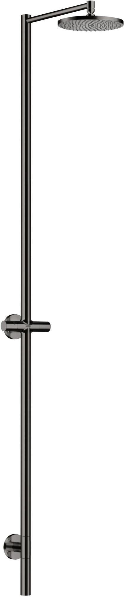 AXOR STARCK Duschsäule mit Kopfbrause 240 mm, 1 Jet, polished gold optic – PowderRain