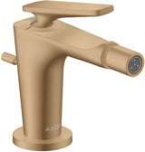 AXOR Citterio C Einhebel-Bidetmischer mit Zugstangen-Ablaufgarnitur, Ausladung 113 mm, chrom