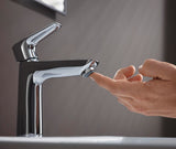 HANSGROHE Talis E Einhebel-Waschtischmischer 110 mit Ablaufgarnitur, chrom – ComfortZone, 5 l/min
