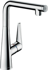HANSGROHE Talis Select S Küchenmischer 300 mit Schwenkauslauf und Select-Knopf