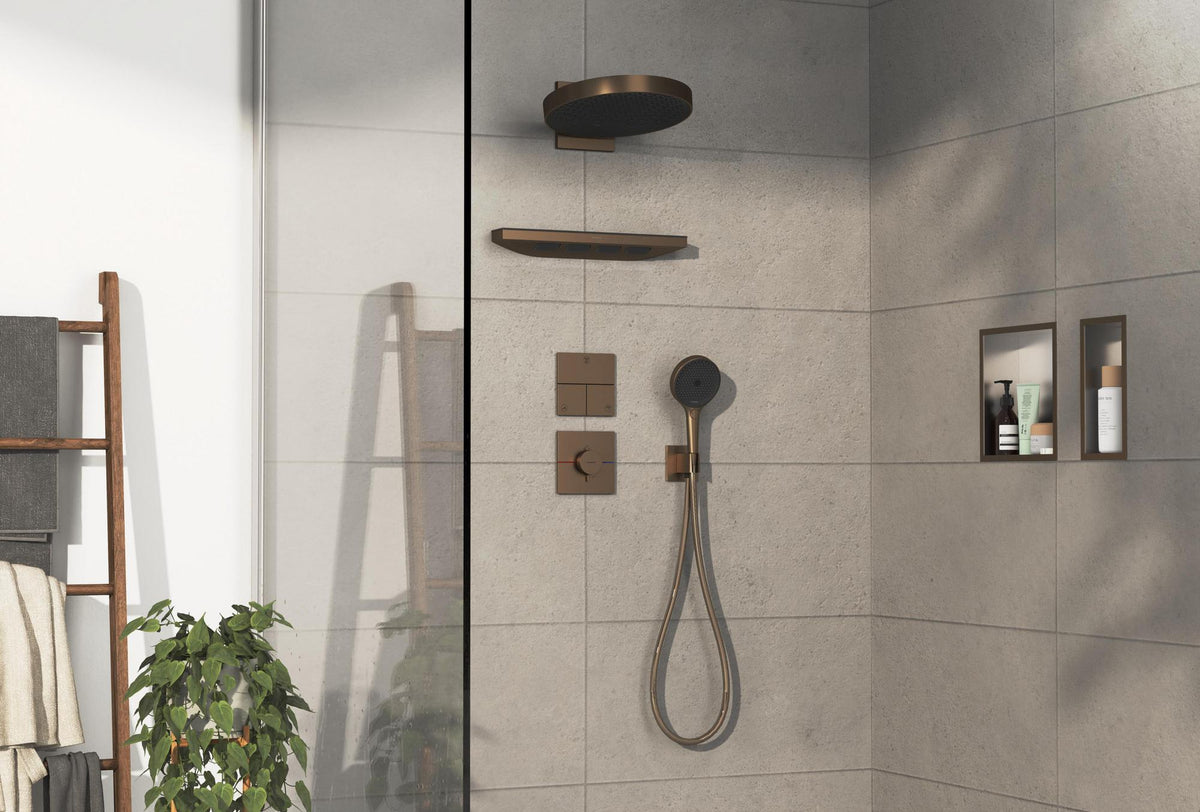 HANSGROHE ShowerSelect Comfort E Absperrventil UP Chrom für 3 Verbraucher