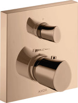 AXOR Starck Organic UP Thermostat mit Absperrventil – Chrom, 1 Verbraucher, quadratisch